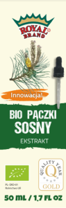 EKSTRAKT Z PĄCZKÓW SOSNY W KROPLACH BIO 50 ml - ROYAL BRAND