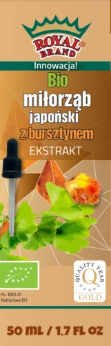 JAPANISCHER MILTON-EXTRAKT MIT BERNSTEINTROPFEN BIO 50 ml - ROYAL BRAND
