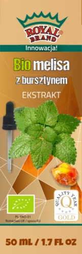 MELISA-EXTRAKT MIT BERNSTEINTROPFEN BIO 50 ml - ROYAL BRAND