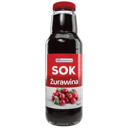 Sok z Żurawiny 750 ml - NaturAvena
