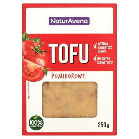 Tofu Kostka Pomidorowe 250 g - NaturAvena