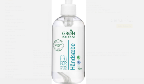 FLÜSSIGE HANDSEIFE 350 ml - GRON BALANCE
