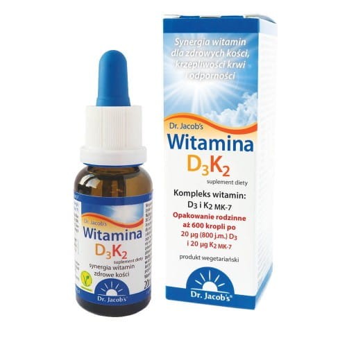 Witamina D3K2 20ml Dr. Jacob's