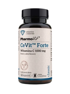 CeVit™ Forte Witamina C 1000 mg 60 kaps Vcaps® | Classic Pharmovit