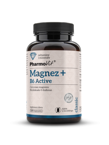 Magnez + B6 Active 120 kaps | Classic Pharmovit