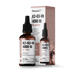 K2+D3-Vit 4000 IU Oil Active 30 ml | Clean Label Pharmovit