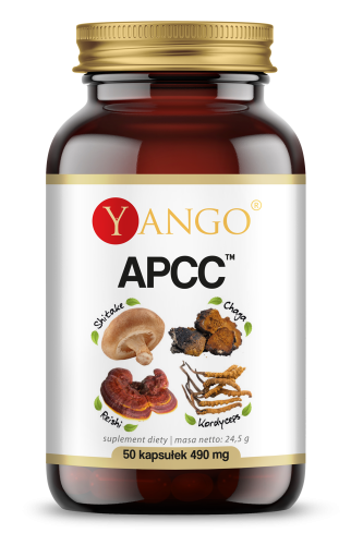 APCC™ - reishi, kordyceps, shitake, chaga 50 kaps. Yango