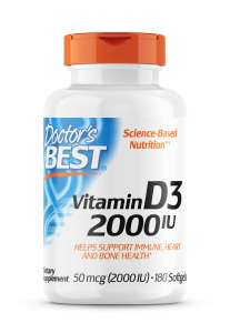 Witamina D3 2000 IU 50 mcg 180 kaps. Doctor's Best