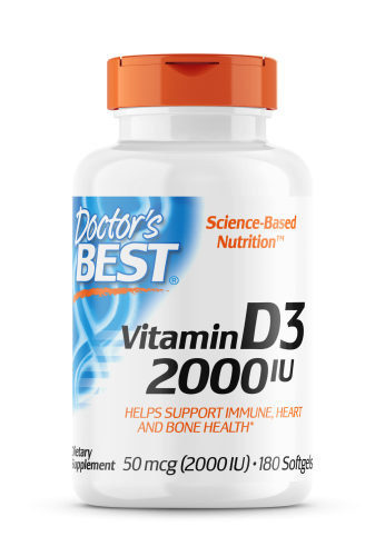 Witamina D3 2000 IU 50 mcg 180 kaps. Doctor's Best