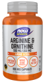 Arginine 500 mg + Ornithine 250 mg 100 kaps. NOW FOODS