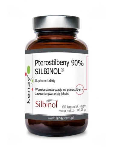 Pterostilbeny 90% Silbinol® 60 kaps. KENAY