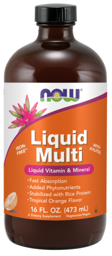 Liquid Multi - Multiwitamina w płynie 473 ml NOW FOODS