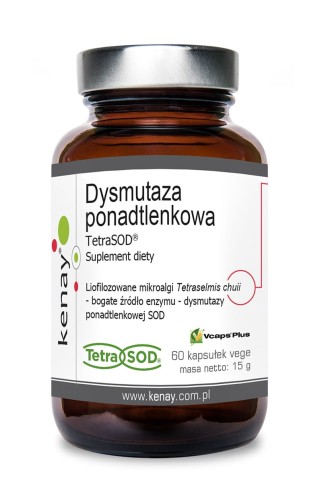 Dysmutaza ponadtlenkowa TetraSOD® 60 kaps. KENAY