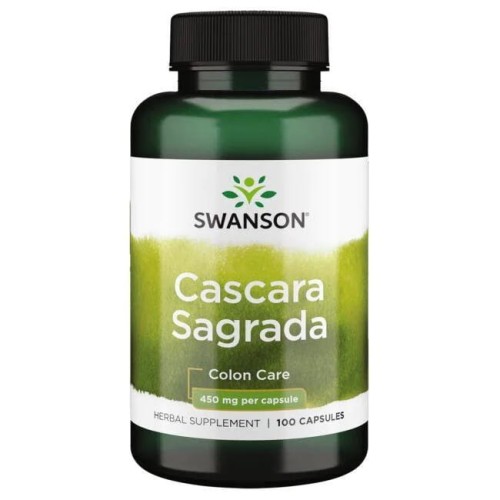 Cascara Sagrada 450 mg 100 kaps. Swanson