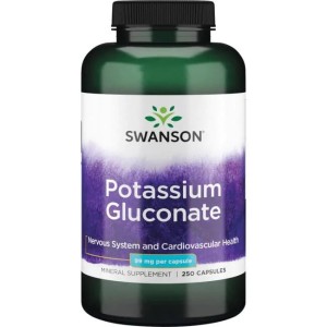 Potassium Gluconate 99 mg 250 kaps. Swanson
