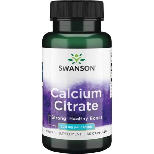 Calcium Citrate 200 mg 60 kaps. Swanson