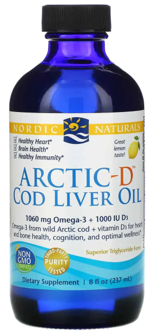 Arctic-D Cod Liver Oil 237 ml Nordic Naturals