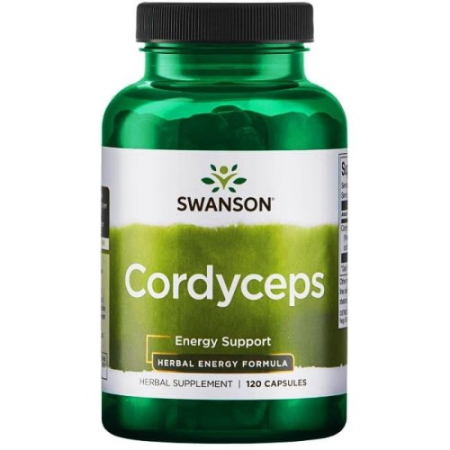 Cordyceps 600 mg 120 kaps. Swanson