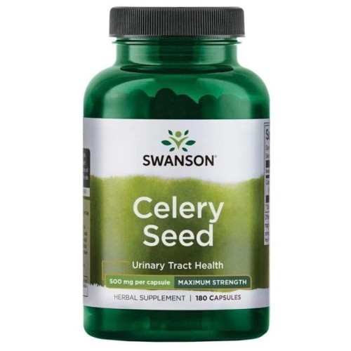 Celery Seed 500 mg 180 kaps. Swanson