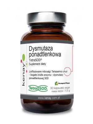 Dysmutaza ponadtlenkowa TetraSOD® 30 kaps. KENAY