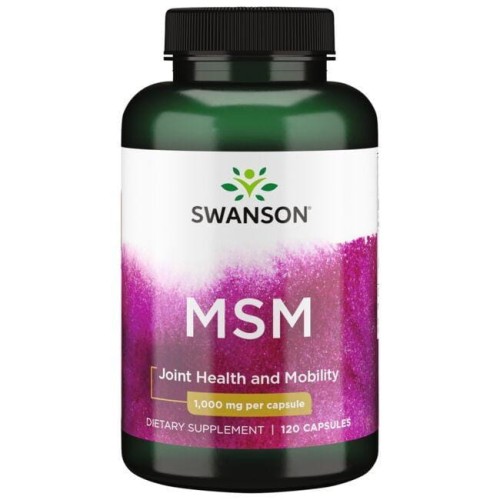 Siarka MSM - Metylosulfonylometan 1000 mg 120 kaps. Swanson