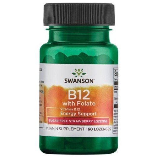 Vitamin B12 with Folate 60 tabl. Swanson