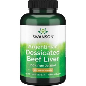 Argentinian Dessicated Beef Liver 120 kaps. Swanson