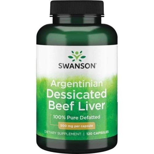 Argentinian Dessicated Beef Liver 120 kaps. Swanson