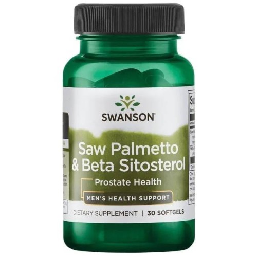 Saw Palmetto & Beta-Sitosterol 30 kaps. Swanson