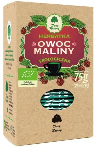 HERBATKA OWOC MALINY BIO (25 x 3 g) - DARY NATURY