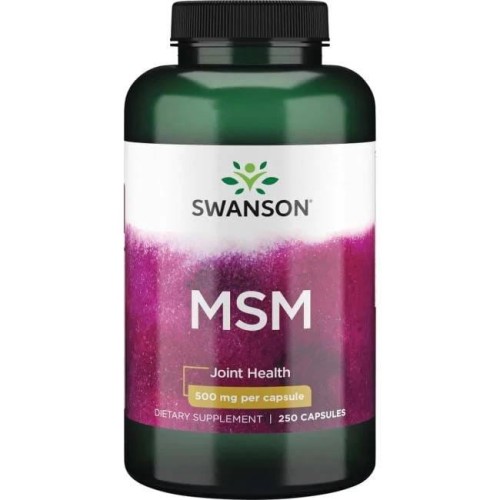 Siarka MSM - Metylosulfonylometan 500 mg 250 kaps. Swanson
