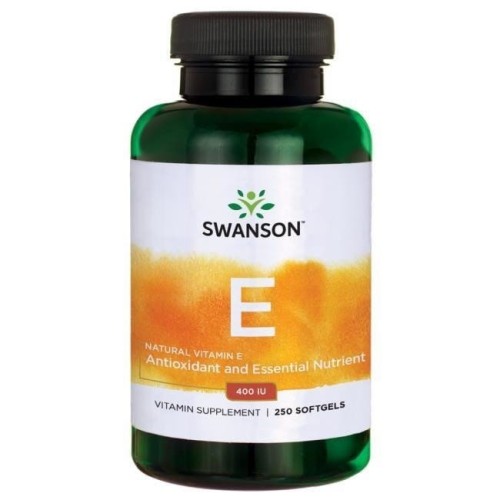 Witamina E Naturalna 400IU 250 kaps. Swanson