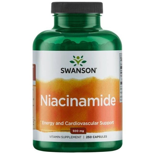 Niacinamide 500 mg 250 kaps. Swanson