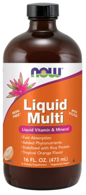 Liquid Multi - Multiwitamina w płynie 473 ml NOW FOODS