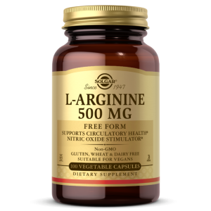 L-Arginine Free Form 500 mg 100 kaps. Solgar