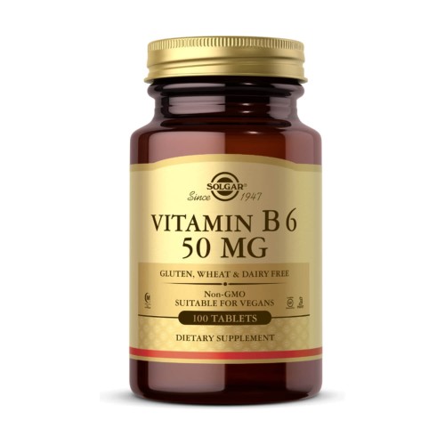 Vitamin B6 - Witamina B6 50 mg 100 tabl. Solgar