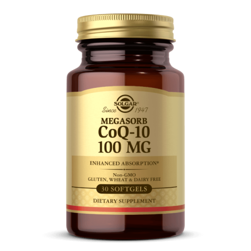 Megasorb CoQ-10 - Koenzym Q10 - Kaneka 100 mg 30 kaps. Solgar