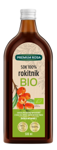 Rokitnik sok 100% BIO bez cukru 500 ml Premium Rosa