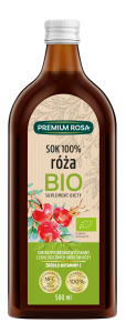 Dzika Róża sok 100%  BIO 500ml Premium Rosa
