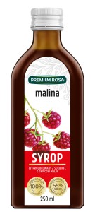 Syrop z malin bez dodatku kwasku cytrynowego 250 ml