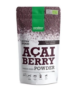 ACAI-BEERE GEFRIERGETROCKNETES PULVER GLUTENFREI BIO 100 g - PURASANA