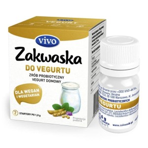 LEBENDIGE KULTUREN VON BAKTERIEN FÜR VEGURT GLUTENFREI "ZWASKA" 1 g (2 FLÄCHEN) - VIVO