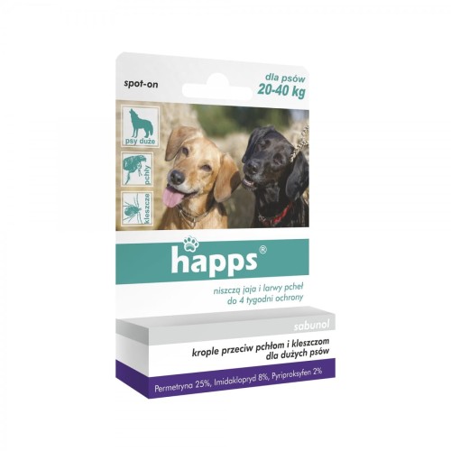 Tropfen gegen Flöhe und Zecken für Hunde von 20-40 kg