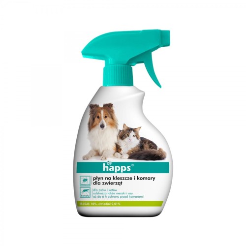 Flüssigkeit gegen Zecken und Mücken für Tiere 200 ml