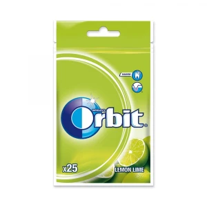 Kaugummi Lemon Lime Beutel mit 25 Dragees