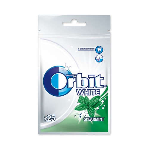 Kaugummi White Spearmint 25 Dragees