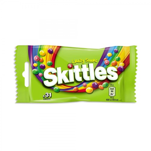 Crazy Sours Bonbons Beutel 38 g