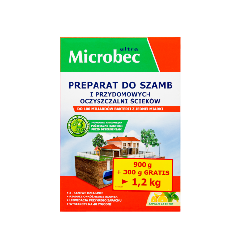 Präparat für Klärgruben und Hauskläranlagen 900 g + 300 g