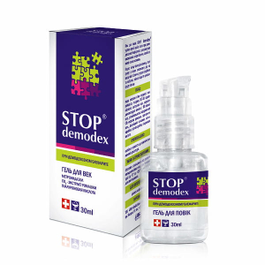 STOP DEMODEX Augengel 30ml (Ukraine) GOLDEN PHARM