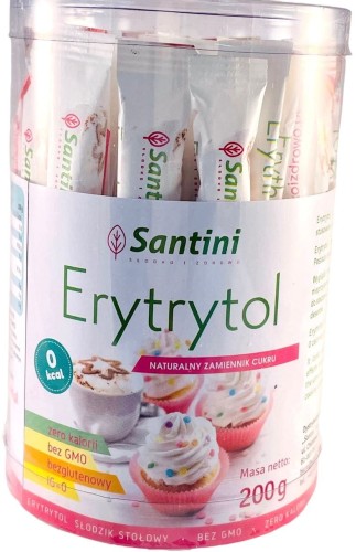 Erythrit in Beuteln (40 x 5 g) 200 g - SANTINI